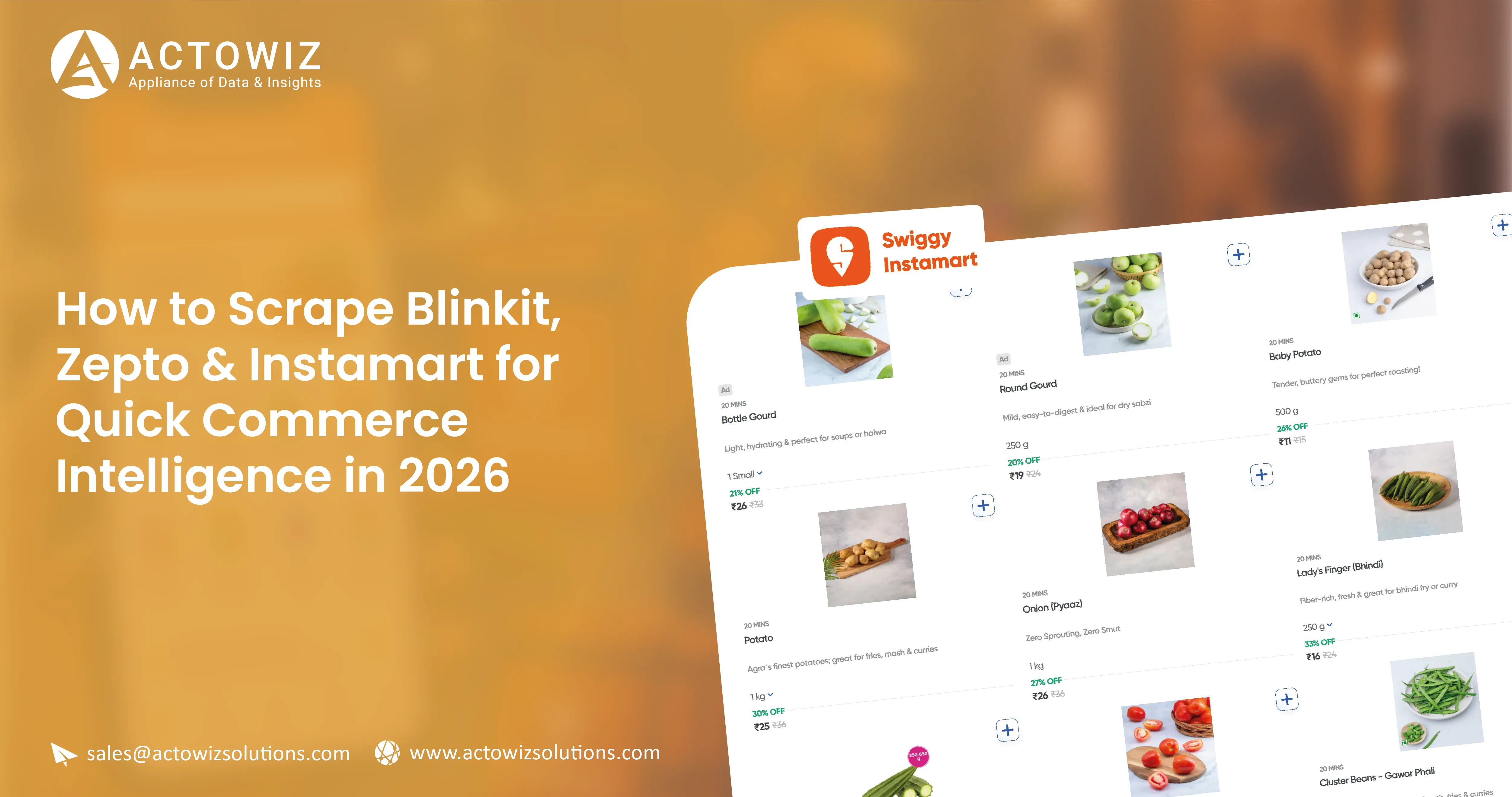 How to Scrape Blinkit, Zepto & Instamart for Quick Commerce Intelligence in 2026